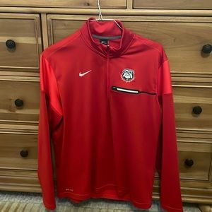 Nike Dri Fit Georgia Bulldog Pullover